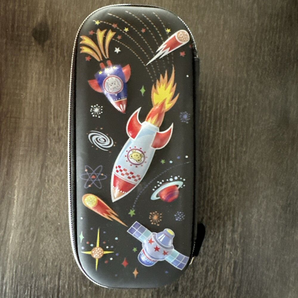 Hero Outer Space Zipper Pencil Case Astronaut Galaxy School Pouch
